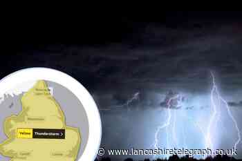 Weather: When will thunderstorms hit Blackburn today?