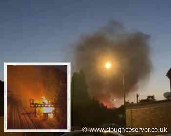Langley fire breaks out near railway line - Slough and Windsor Observer
