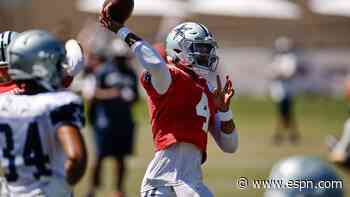 Dallas Cowboys banking on Dak Prescott's leadership to elevate inexperienced receivers