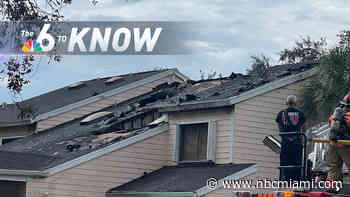 6 to Know: Townhouse Catches Fire After Apparent Lightning Strike in North Lauderhill