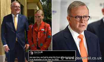 Grace Tame has ANOTHER jab at Scott Morrison, Anthony Albanese launches investigation into former PM - Daily Mail