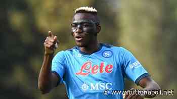 FOTO - Osimhen carico: "Allenamento finale prima di Verona" - Tutto Napoli