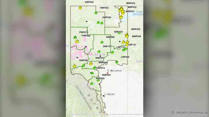 Warm week prompts wildfire concerns in Alberta