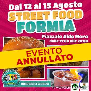 Formia / Ferragosto, annullato l'evento di "Street Food" in piazza Aldo Moro - Temporeale Quotidiano
