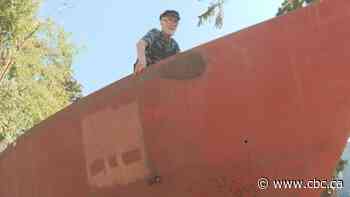 Calgary man with months to live wants to give away his 33-foot long, hand-built steel boat