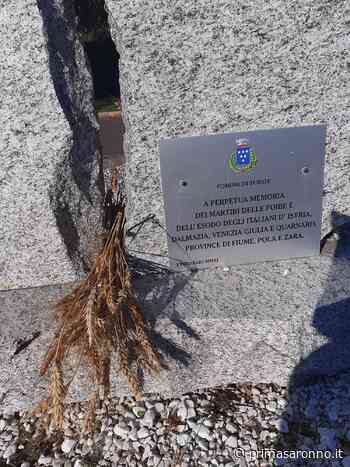 Turate, un anonimo omaggio per i martiri delle Foibe - Prima Saronno
