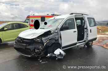 POL-PDKL: Leichtverletzte bei Vorfahrtsunfall