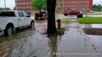 VIDEO: Flooding in front of Weyburn Hospital - DiscoverWeyburn.com