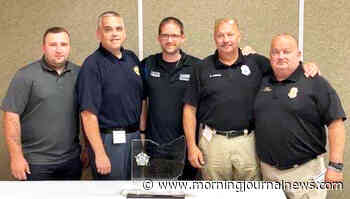 St. Clair Township police earn FOP award for August - Morning Journal News