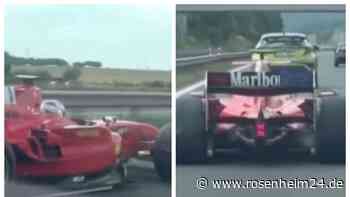 Formel-Wagen macht Autobahn in Tschechien unsicher