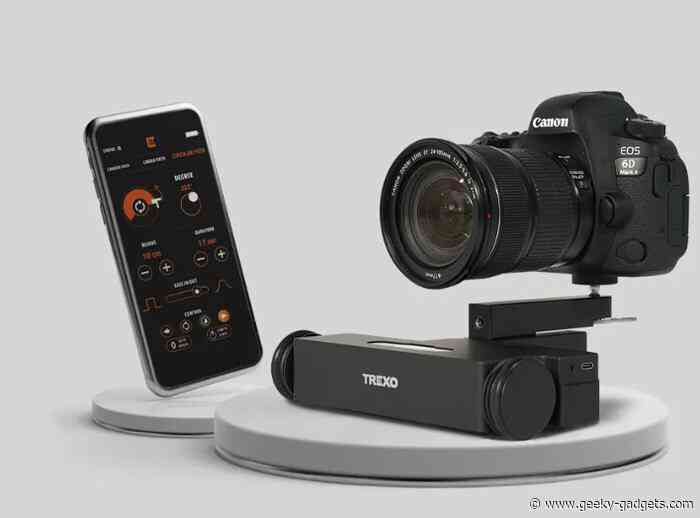 Improve your creativity with the Trexo tabletop camera dolly