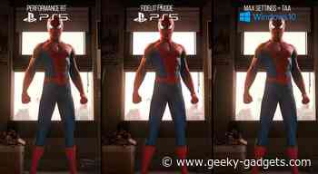 Spider Man Remastered PC tech review by Digital Foundry