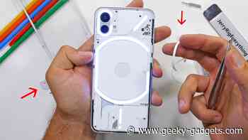 Nothing Phone 1 gets taken apart (Video)