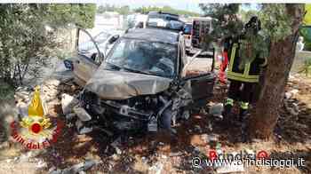 Scontro tra due auto, in codice rosso 4 ragazze - BrindisiOggi