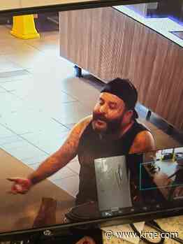 Police look for man accused of pulling gun over wrong order