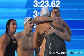 Relais mixte 4x100m NL: les Niçois Charlotte Bonnet et Charles Rihoux sacrés champions d'Europe avec l'équipe de France