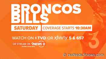 Where to watch the Broncos  vs. Bills Saturday morning