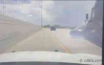 Utah trooper's dash cam captures dramatic semi vs. car 'pit maneuver' crash on I-15 - CDLLife