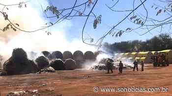 Incêndio destrói estoque de algodão em empresa em Lucas do Rio Verde - Só Notícias