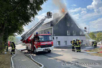 Brand im ehemaligen Gasthof Marienberg - freiepresse.de