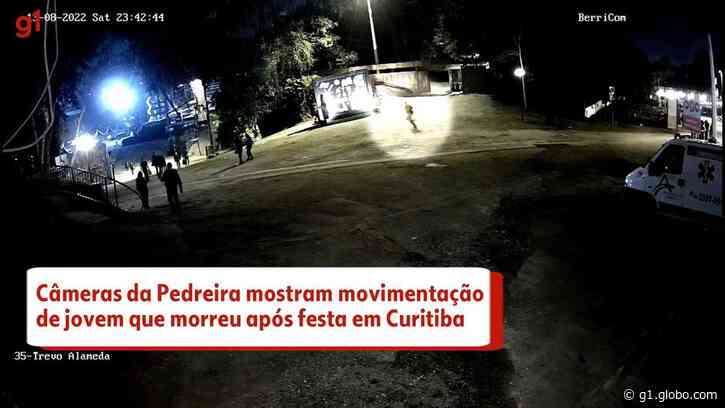 VÍDEO: Câmeras mostram movimentação de jovem que morreu após festa na Pedreira Paulo Leminski - Globo