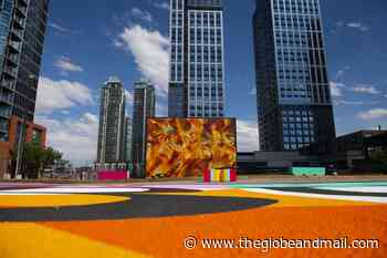 Mural festival in downtown Calgary celebrates colour and community - The Globe and Mail