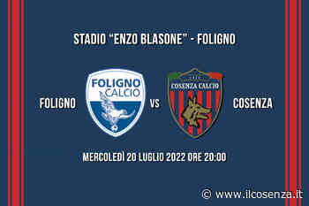 🔴🔵 Amichevole Foligno – Cosenza 1-9 - Cosenza Calcio