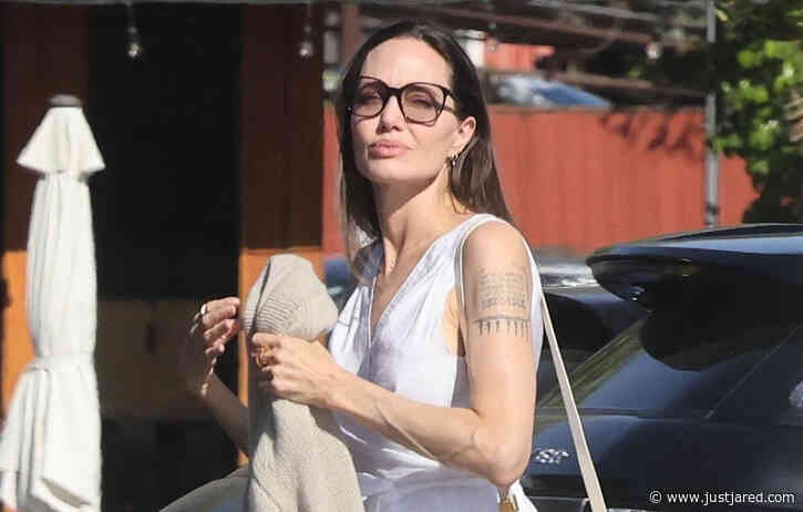 Angelina Jolie Kicks Off Her Week by Grocery Shopping with Son Knox