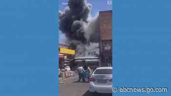 WATCH:  Deadly fireworks explosion rips through market in Armenia