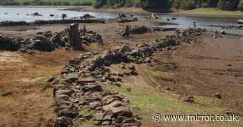 Cornwall's lost village unveiled after mega heatwave and low water levels - The Mirror