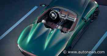 Aston Martin DBR22 concept car bows at Pebble Beach - Automotive News