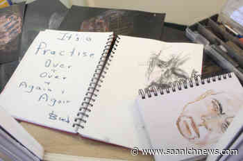 PHOTOS: Canim Lake-based musicians immortalized in sketches - Saanich News