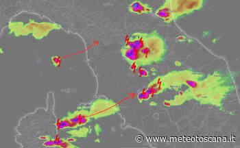 TEMPORALI TRA FIRENZE E SIENA, ZONA AMIATA E MONTALCINO – NUOVI NUCLEI IN ARRIVO DA OVEST – METEO - Meteo Toscana