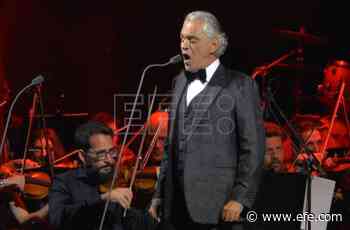 Andrea Bocelli, acento italiano, ritmo español y Marta Sánchez como invitada - Agencia EFE