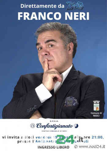 Franco Neri a Noci, venerdì 19 agosto ore 21:00 - NOCI24.it
