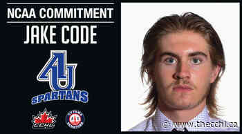 Commitment Alert | Junior Senators Jake Code commits to NCAA Aurora University - CCHL