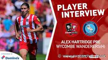 💬 Alex Hartridge looks ahead to Wycombe clash - News - Exeter City FC