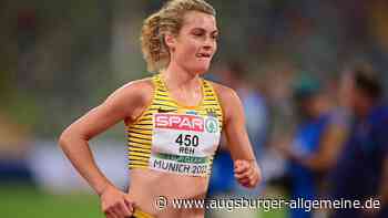 Alina Reh quält sich im Olympiastadion mit Magenschmerzen ins Ziel