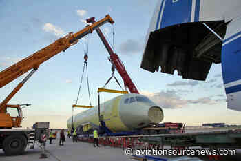 SSJ-NEW fuselage arrived in Zhukovsky for testing - AviationSource News