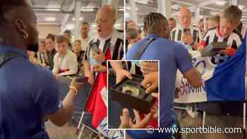 Allan Saint Maximin gifts Rolex watch to Newcastle fan after opening day victory - SPORTbible