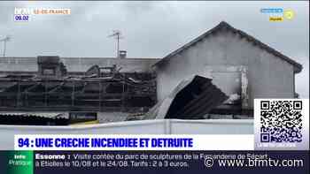 Crèche détruite par les flammes à Chevilly-Larue: une quarantaine de familles sans solution pour la rentrée - BFMTV