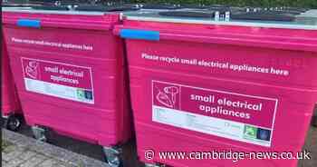 The reason why curious pink bins have been popping up over Cambridge