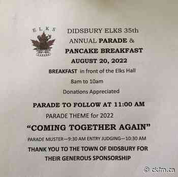 Didsbury Elks 35th Annual Parade & Pancake Breakfast - ckfm.ca