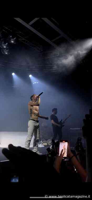 Tutto pronto al Sonic Park di Matera per il concerto di Blanco questa sera - Basilicata Magazine