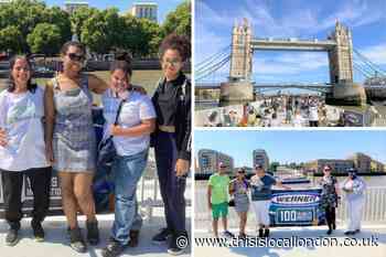 Redbridge Young Carers take Barnardo's Thames river cruise