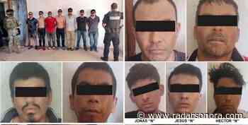 Siete detenidos en ‘La Cuadrita’ fueron llevados a Hermosillo - Radar Sonora