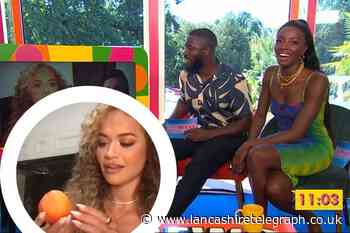 Blackburn’s AJ Odudu corrects Rita Ora’s fruit blunder on The Big Breakfast