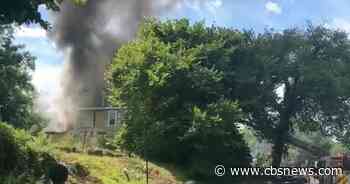 Firefighter injured while fighting 2-alarm fire in Northwest Baltimore - CBS Baltimore