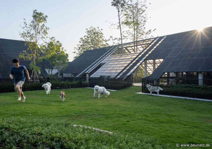 Alle unter einem Dach
 - Wohnhaus mit Hundehotel von EKAR in Thailand