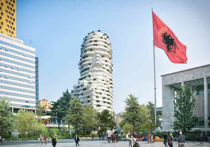 Altbackene Nationalismen in Tirana - Baubeginn für Wohnhochhaus von MVRDV